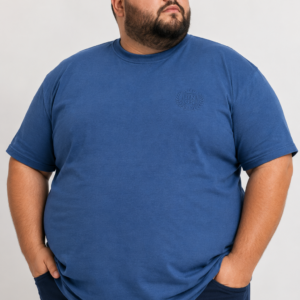 Playera Cuello Redondo Azul T/E