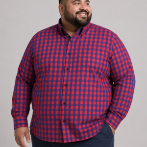 Camisa Tallas Extras Cuadros RojosA