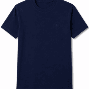 Playera Cuello Redondo Hombre — Azul Marino — Corte Slim