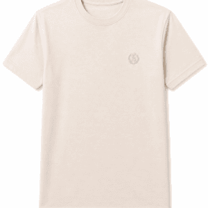Playera Cuello Redondo Hombre — Beige — Corte Slim