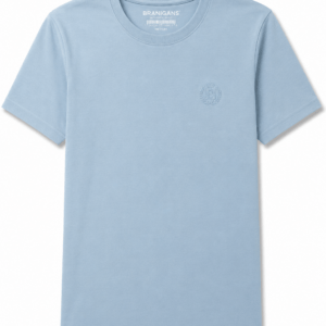 Playera Cuello Redondo Hombre — Azul Claro — Corte Slim