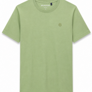 Playera Cuello Redondo Hombre — Verde — Corte Slim
